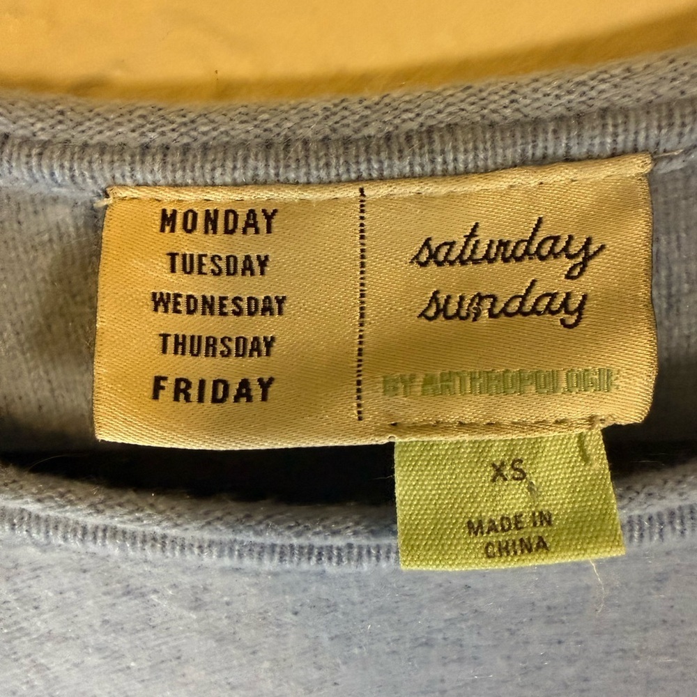 Anthropologie Saturday/Sunday Lucia Cashmere Sweater Size XS - Picture 4 of 10